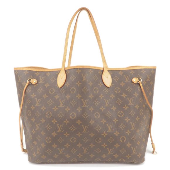 Louis Vuitton Neverfull Gm Brown Monogram Canvas Tote - MyDesignerly